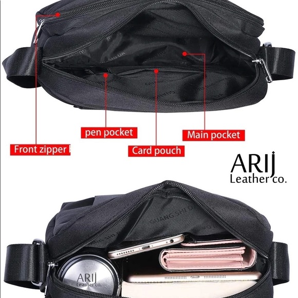 Guang Shi Da nylon crossbody pouch - Picture 5 of 8